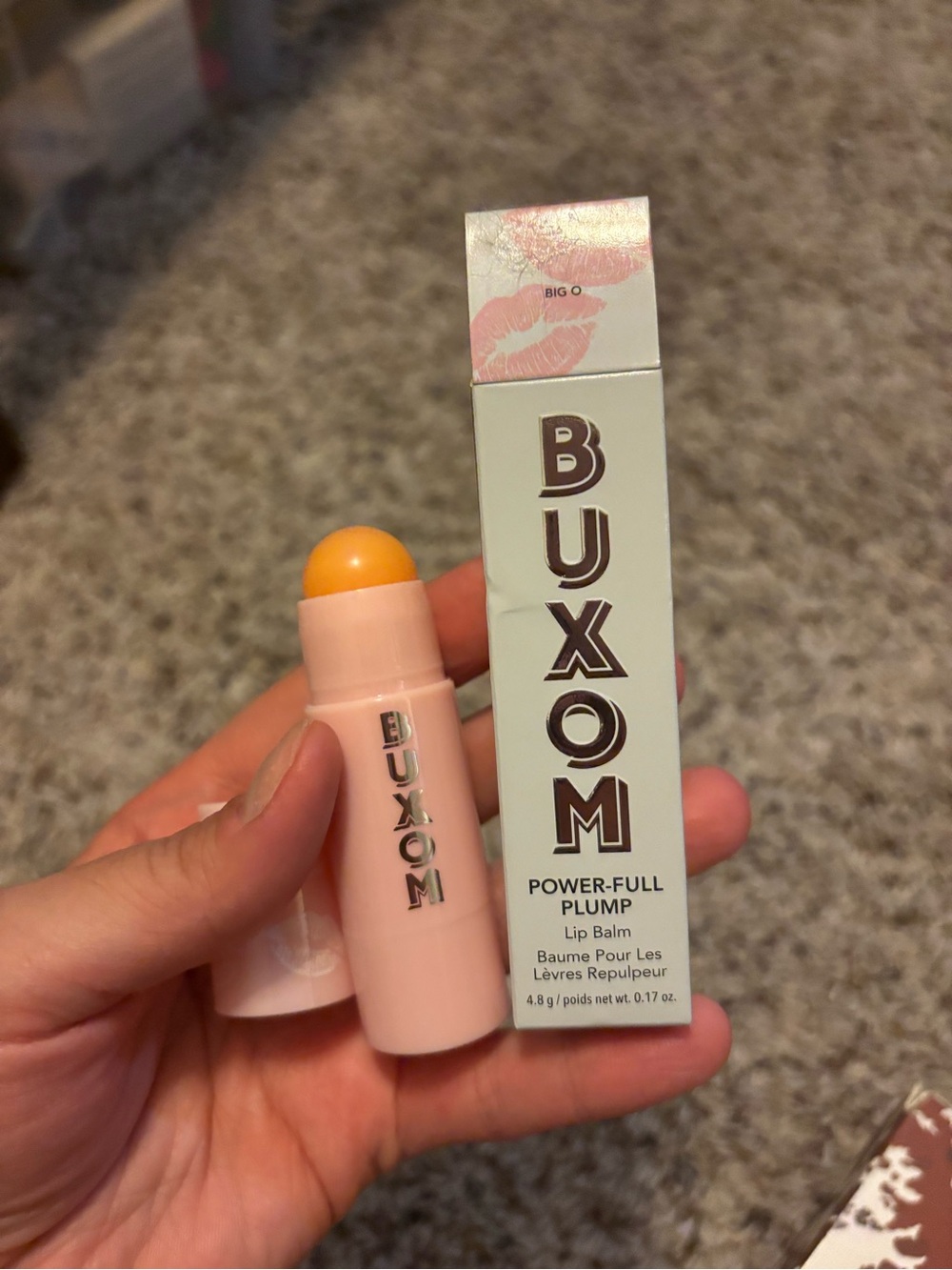 BUXOM Power-Full Plump Lip Balm — Big O-Orange Tint